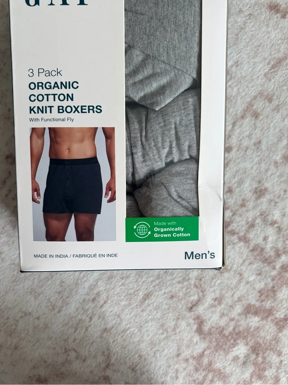 GAP Heather Gray Athletic boxers